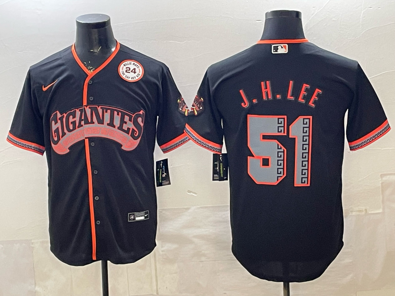 2026 Men Nike San Francisco Giants #51 J.H. Lee black Game MLB Jersey 0404002->san francisco giants->MLB Jersey
